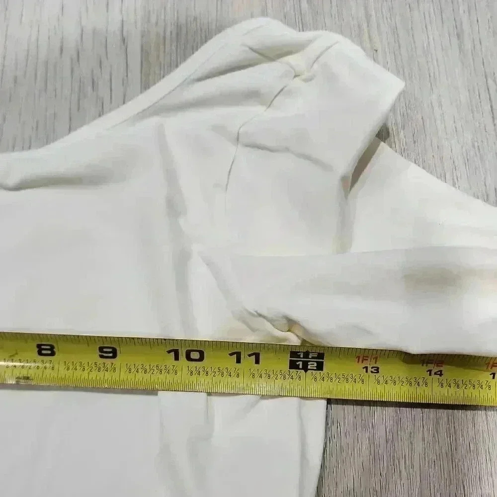 Intimately Free People Women's Long Sleeve Square Back Top Cream Size XS/S NWOT - Picture 3 of 5